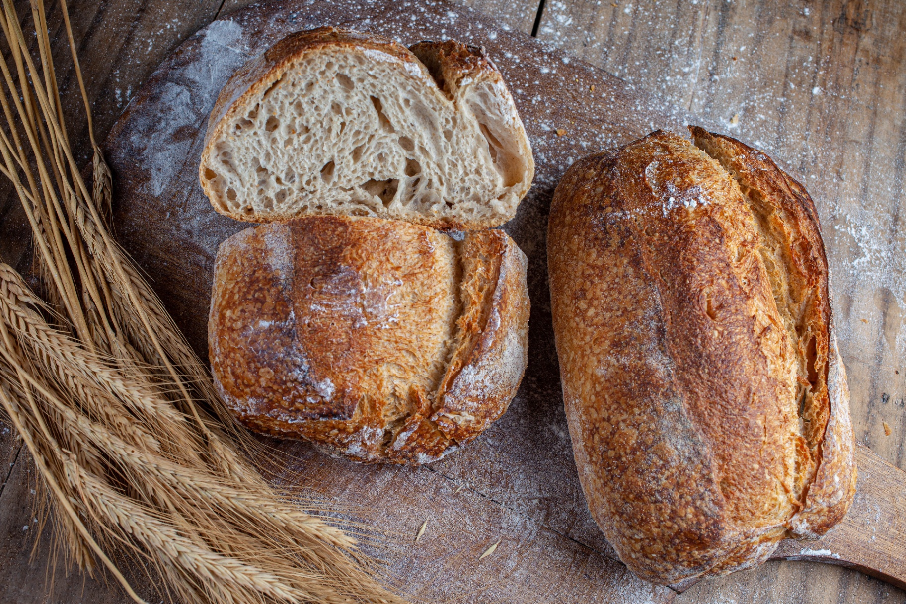 Pão italiano sourdough